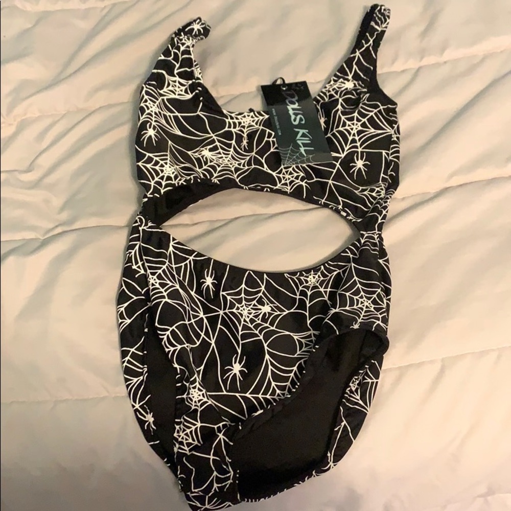 Reflective Spider web one piece